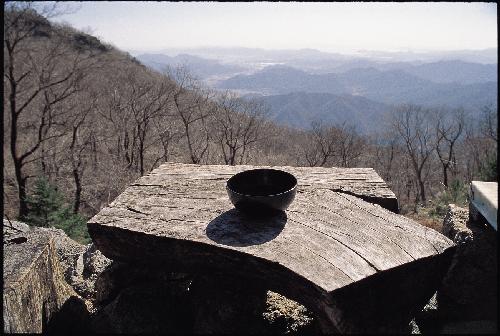 백운산 상백운암 앞에서 바라본 자연 